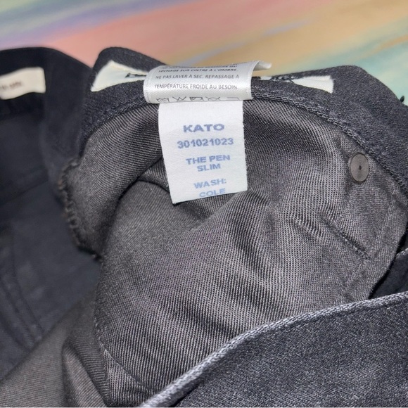 Kato The Pen Slim Stretch Selvedge Jeans - Cole men’s size 34 - Picture 7 of 11